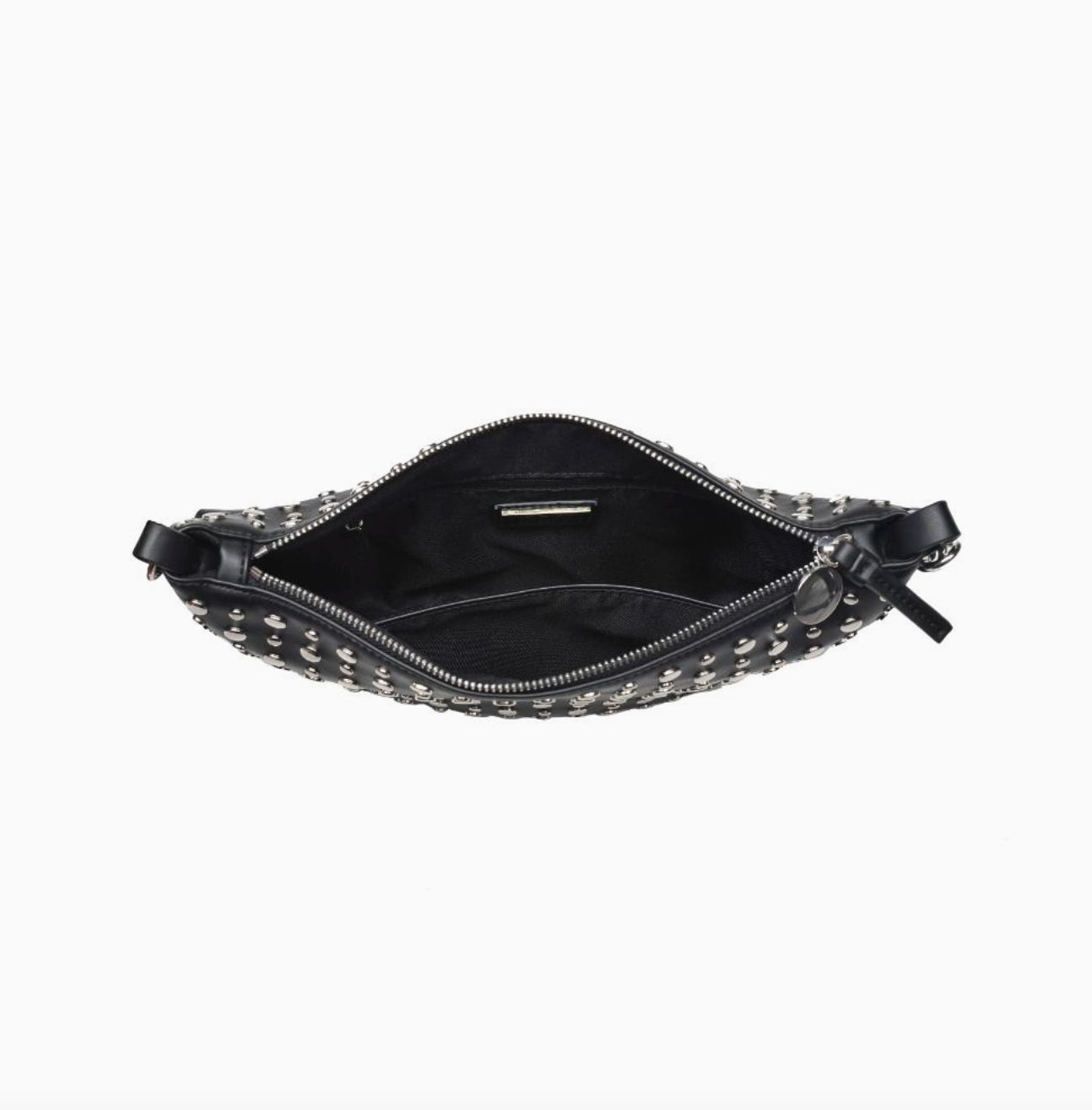 Jordan Studded Shoulder Bag - Crossbody - Black