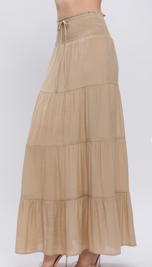 That Girl Maxi Skirt - Khaki