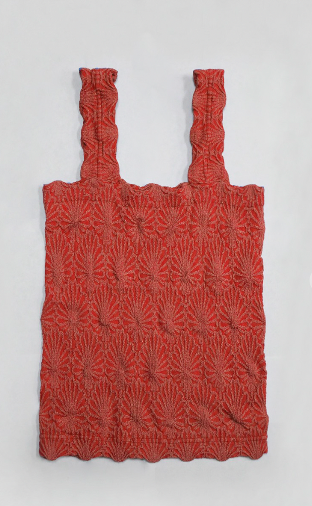 Brushed Textured Top - Red