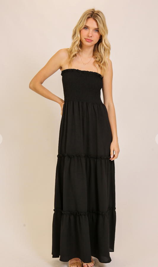 Beach Nights Dress - Black