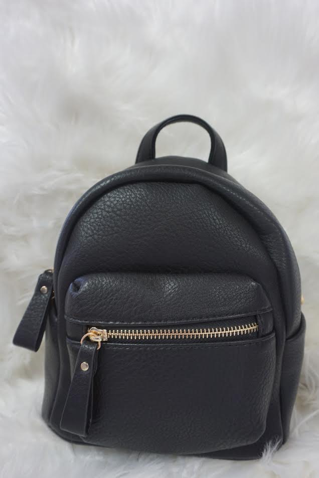 Black Small Backpack