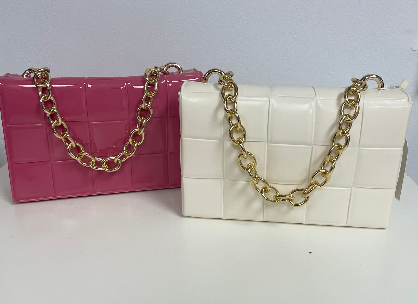 Rodeo Purse (Pink & White)