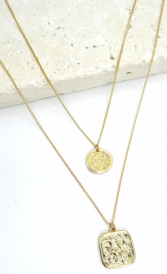 Double Coin Pendant