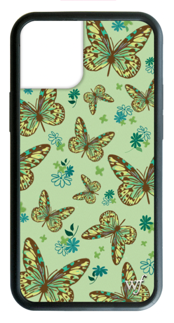 WildFlower Sage Butterfly Phone Case