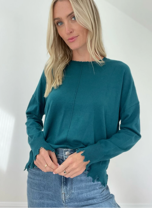 Andrea Sweater - Teal
