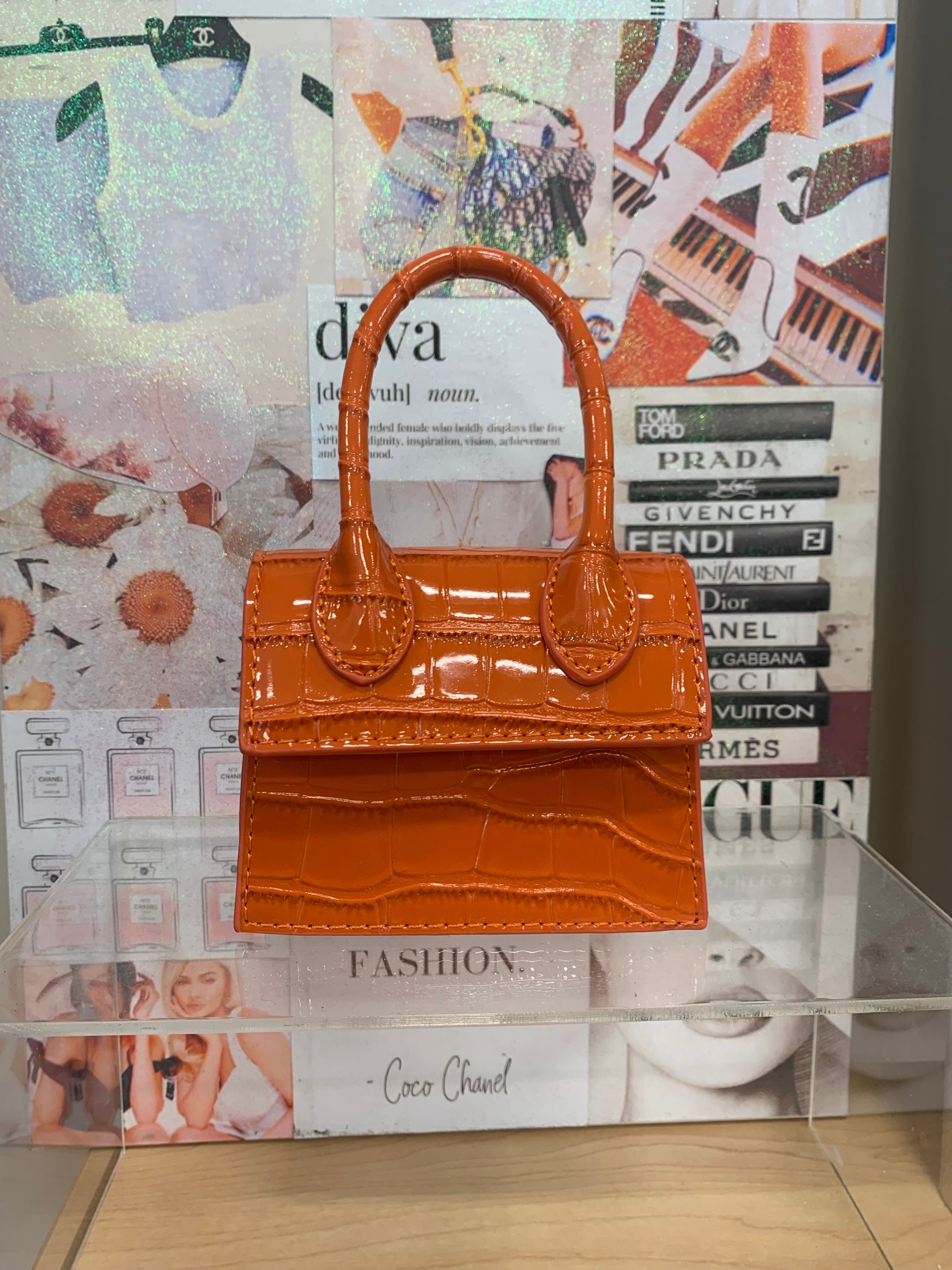 Mini sac online orange