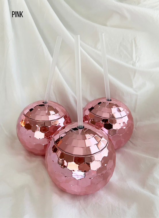 Disco Ball Cup - Pink