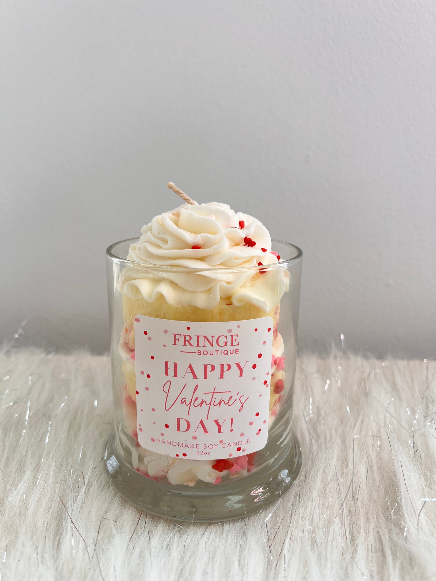Double Cake Valentine’s Day Candle